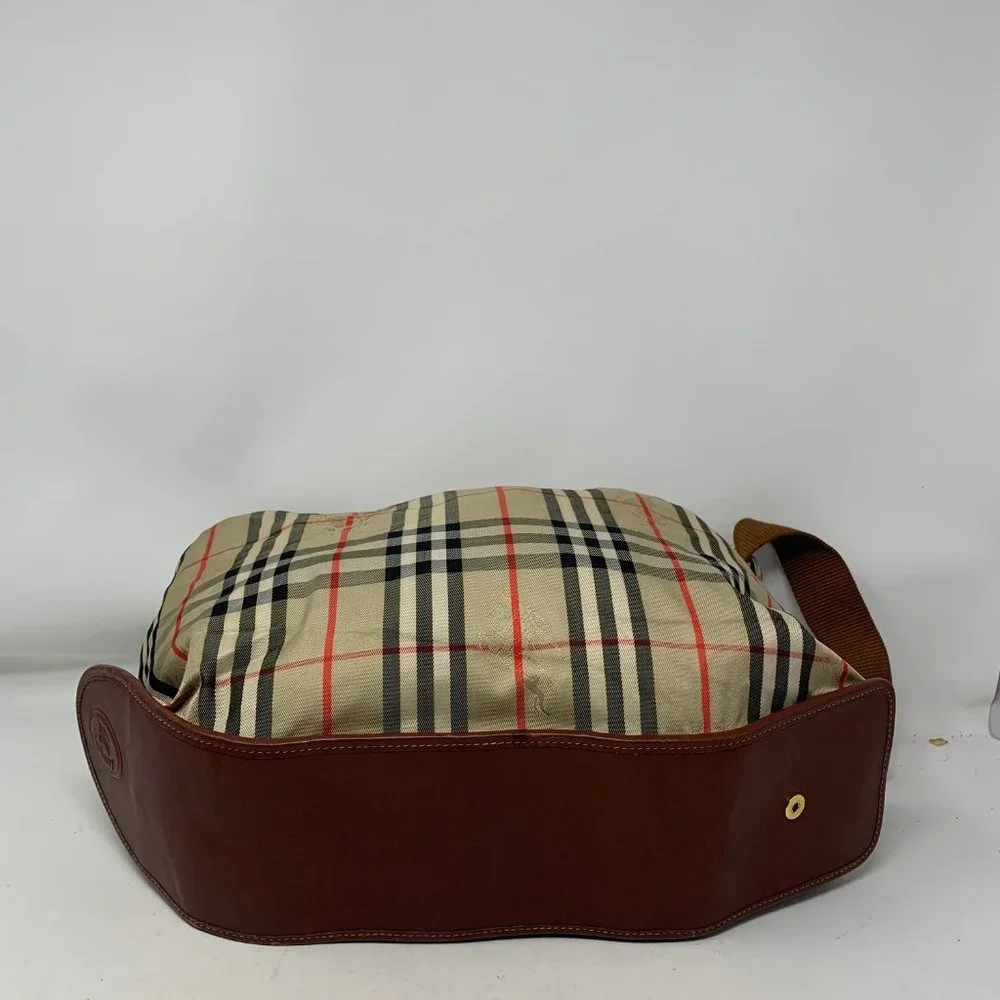 BURBERRY Multi Fabric Shoulder Bag authentic - Picture 6 of 8